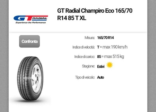 Gomme estive radial - 4,
