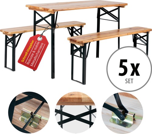 Set birreria tavolo - 5x,