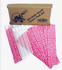 Binocktails Set di fiaschette per tamponi segreti, include 5 pezzi da 1 oncia Bottiglie per tubi e 10... 