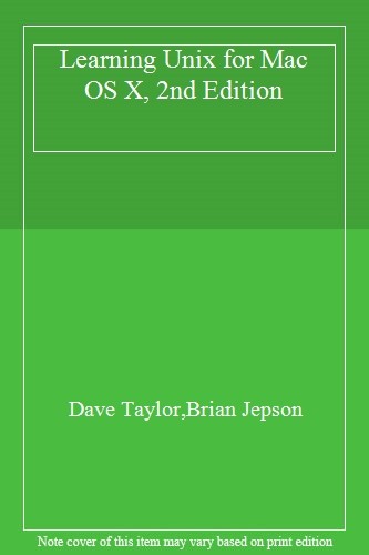 Learning unix for mac - unix,