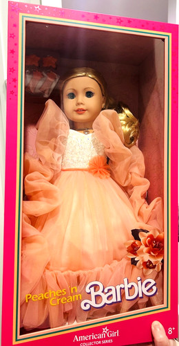 American girl barbie peaches - girl,