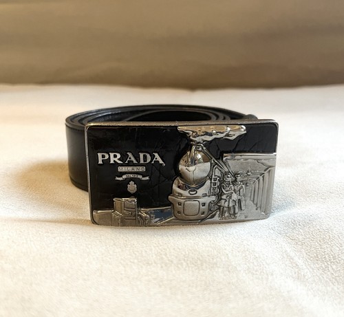Cintura prada pelle - cintura, nera
