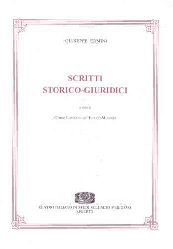 Scritti storico giuridici - scritti,