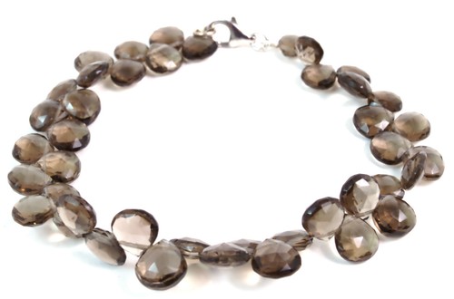 Bracciale quarzo fumé - bracciale,