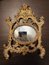 Antico specchio da tavolo