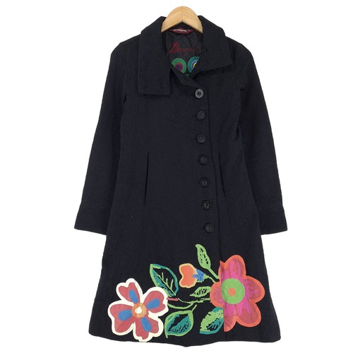 Desigual cappotto lungo nero - cappotto,