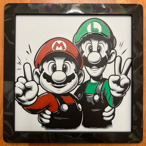 Action figure mario luigi - action,