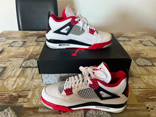 Air jordan retro fire - 4, red