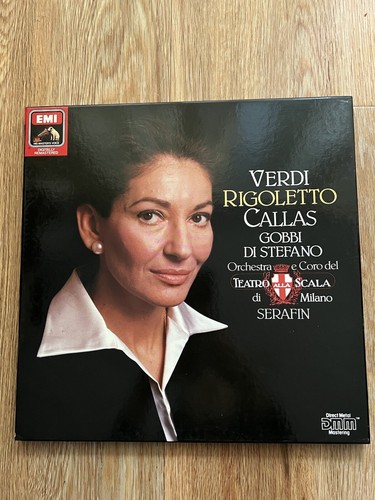 Maria callas box rigoletto - callas, lp