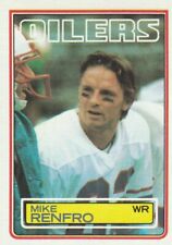 Mike Renfro 1983 Topps 280 Houston Oilers Football Fort vale giacche gialle TCU