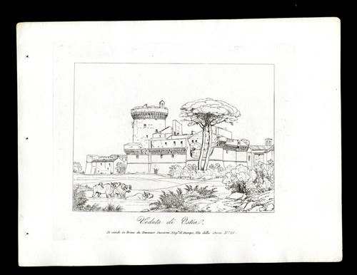 Ostia veduta roma - veduta,,