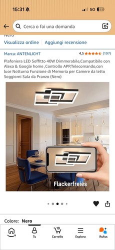 Plafoniera led soffitto - plafoniera,