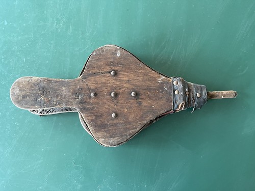 Antico mantice legno e - mantice,