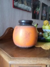 Vaso W. Germany Fat Lava Arancione Vintage 