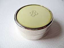 Galbiati argento 800 e lucite vecchia scatolina con iniziali BO g 34