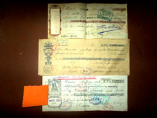 N°3 CAMBIALI ANNI 1905/1906/1910  