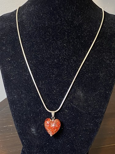 Ciondolo cuore millefiori
