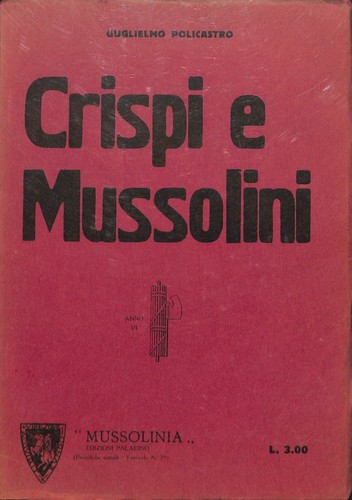Crispi mussolini guglielmo - crispi,