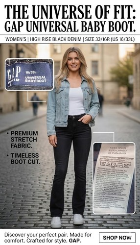 Gap universal baby boot jeans - gap,