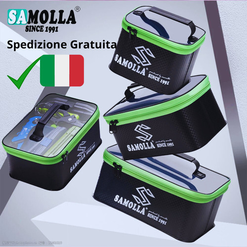 Borsa pesca set 3 pezzi - pesca, da