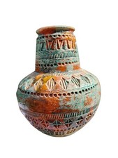 Vaso ceramica artistica Aldo Londi italiano MCM design Rosenthal Bitossi SUNSET