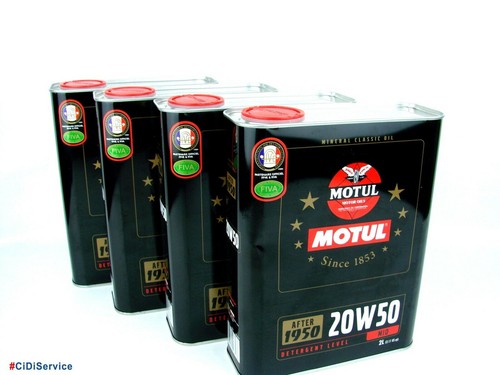 Olio motore auto storiche - 8, lt