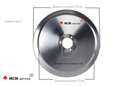 Lama per affettatrice Rasspe 250-40-3-210 h 17,5 mm