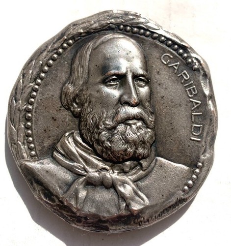 Medaglia bronzo argentato - bronzo,