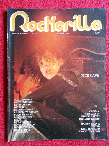 Rivista rockerilla 1986 - rivista,
