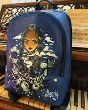 Zaino Famiglia Addams dipinto