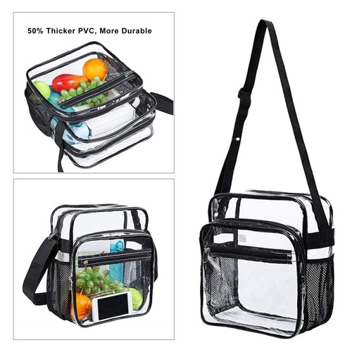 Borsa tracolla trasparente - a,