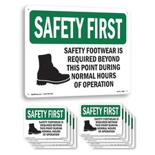 Safety Footwear Is Required