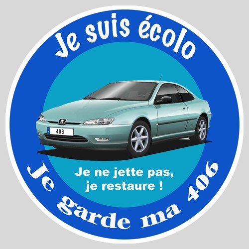 Sticker suis ecolo garde - je,