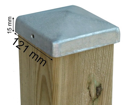 Cappa palo zincata 120 - , mm