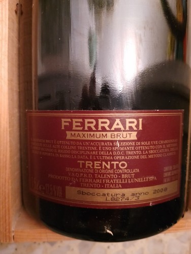 Abottiglia giulio ferrari - giulio,
