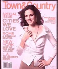 TOWN & COUNTRY MAGAZINE APRIL