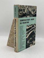 Compositor’s Work in Printing H.W. Larken HC Staples Press Printing Typography