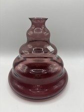 Vaso vintage in vetro di