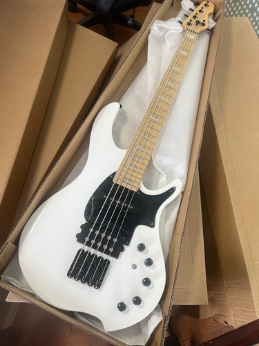 Basso elettrico bianco corde - elettrico, 5