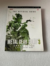 Metal Gear Solid 3 Snake Eater Guida Strategica Ufficiale Ottime Condizioni + Foldout Raro Konami