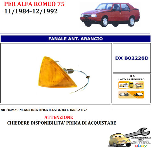 Per alfa romeo - romeo, 75