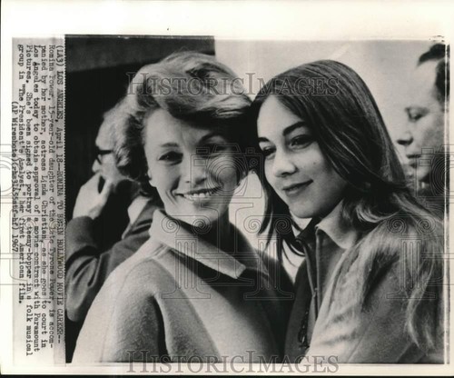 1967 press photo romina power - press,