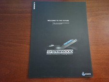 TC ELECTRONIC SYSTEM 6000 RARA VINTAGE BROCHURE CATALOGO 1999 - DA COLLEZIONE