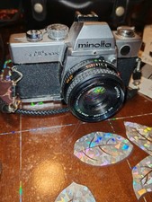 MINOLTA SR-T 100X obiettivo MD Rokkor 45mm f2 - Reflex Funzionante Analog Camera