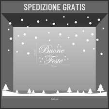 Adesivi natale vetrofanie