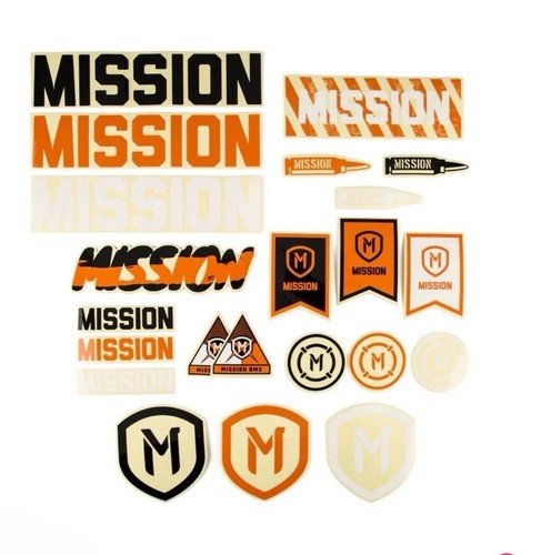 Mission bmx sticker confezione - mission,