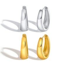 Orecchini a cerchio semplici