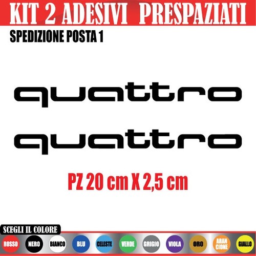 Kit adesivi quattro - , (replica)