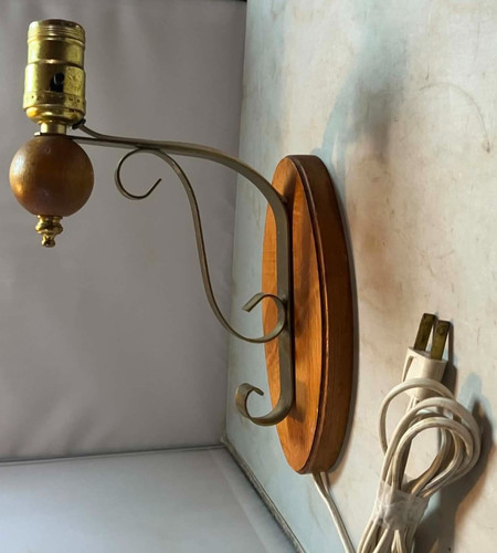 Vintage wood and brass wall - wood,