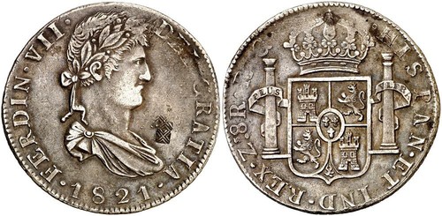Reales 1821 mexico - reales,